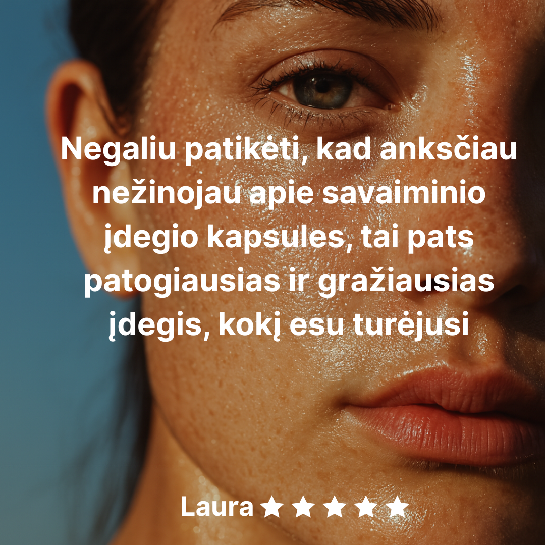 Savaiminio įdegio kapsulės