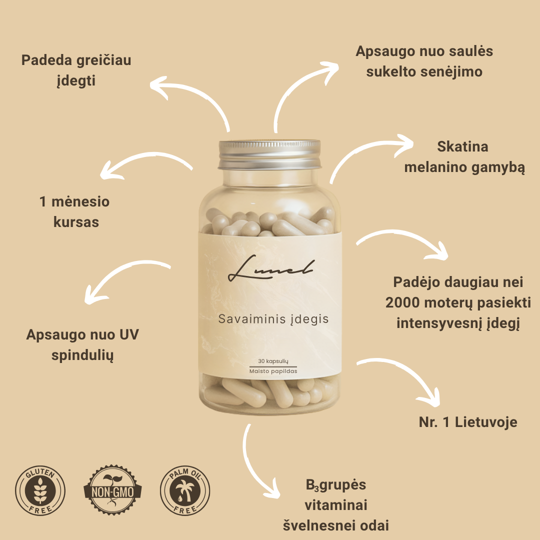 Savaiminio įdegio Kapsulės